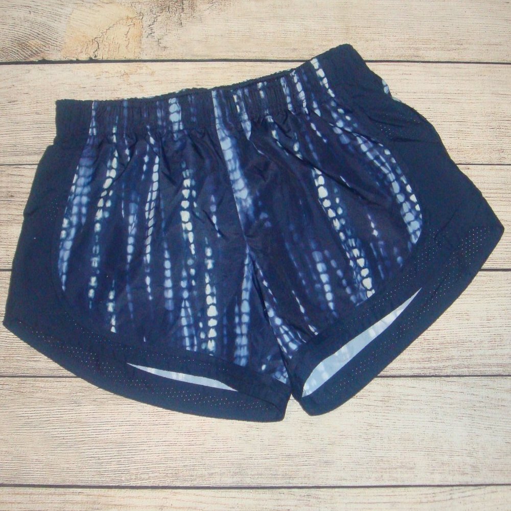 Athletic Works Blue Tie Dye Running Shorts S